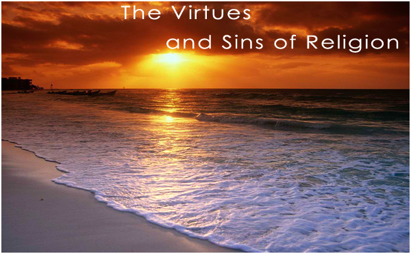 Sunset and sunrise on the beach - the dawning of spirituality