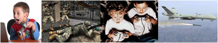 Video games conditioning children for careers in the military